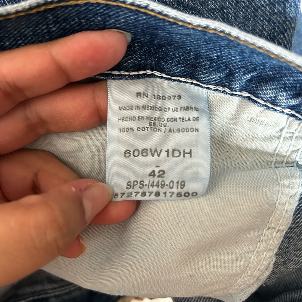Wrangler Men's Classic Blue Jean Shorts - Picture 6 of 6